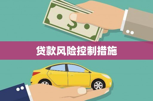 昭化贷款风险控制措施