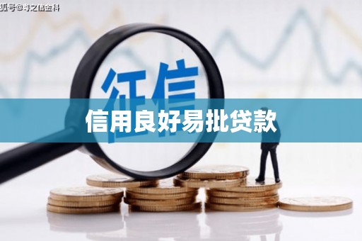 昭化信用良好易批贷款