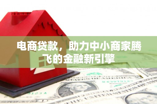 昭化电商贷款，助力中小商家腾飞的金融新引擎