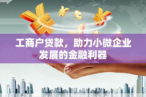 昭化工商户贷款，助力小微企业发展的金融利器