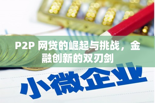 昭化P2P 网贷的崛起与挑战，金融创新的双刃剑