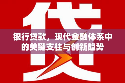 昭化银行贷款，现代金融体系中的关键支柱与创新趋势