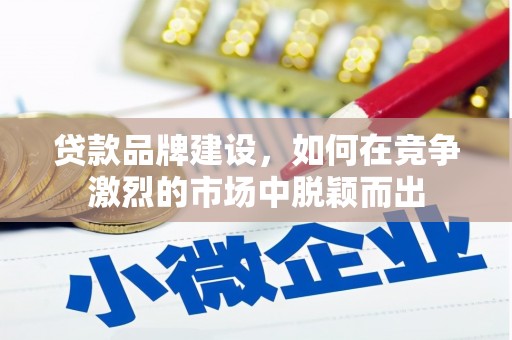 昭化贷款品牌建设，如何在竞争激烈的市场中脱颖而出