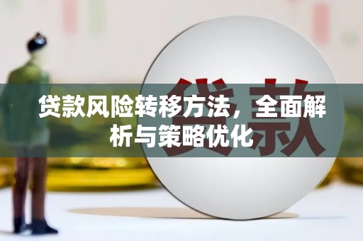 昭化贷款风险转移方法，全面解析与策略优化