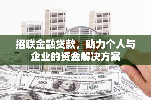 昭化招联金融贷款，助力个人与企业的资金解决方案