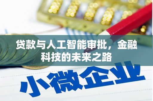 昭化贷款与人工智能审批，金融科技的未来之路