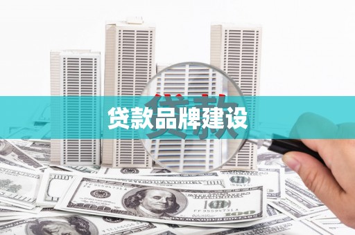 昭化贷款品牌建设