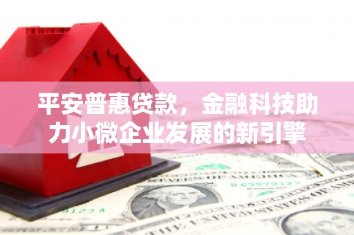 昭化平安普惠贷款，金融科技助力小微企业发展的新引擎