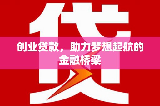 昭化创业贷款，助力梦想起航的金融桥梁