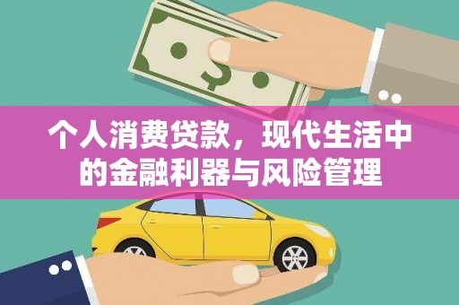 昭化个人消费贷款，现代生活中的金融利器与风险管理