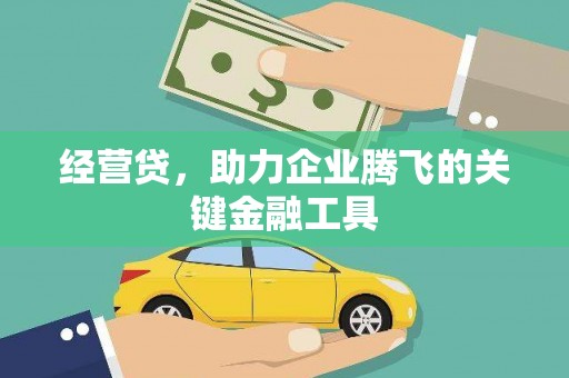 昭化经营贷，助力企业腾飞的关键金融工具