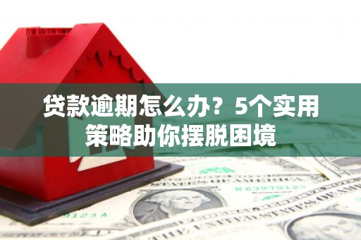 昭化贷款逾期怎么办？5个实用策略助你摆脱困境