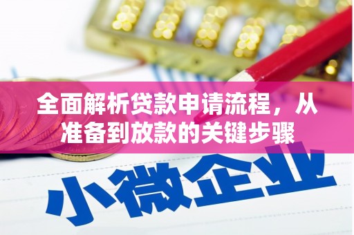 昭化全面解析贷款申请流程，从准备到放款的关键步骤