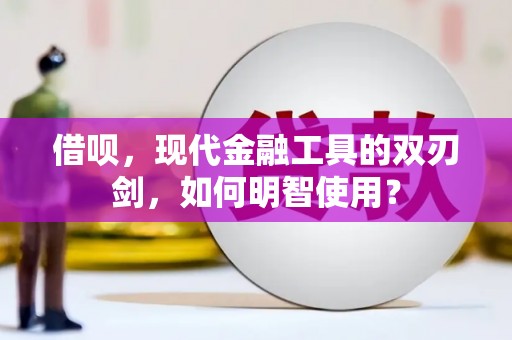 昭化借呗，现代金融工具的双刃剑，如何明智使用？