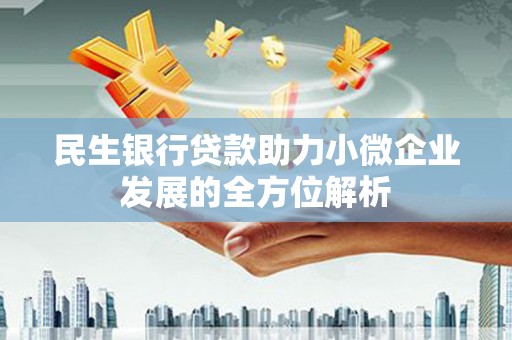 昭化民生银行贷款助力小微企业发展的全方位解析
