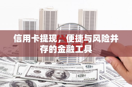 昭化信用卡提现，便捷与风险并存的金融工具