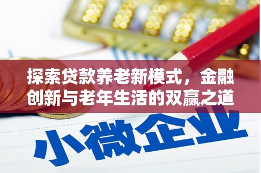 昭化探索贷款养老新模式，金融创新与老年生活的双赢之道