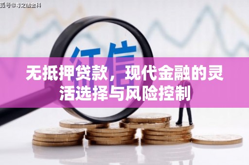 昭化无抵押贷款，现代金融的灵活选择与风险控制