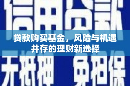昭化贷款购买基金，风险与机遇并存的理财新选择