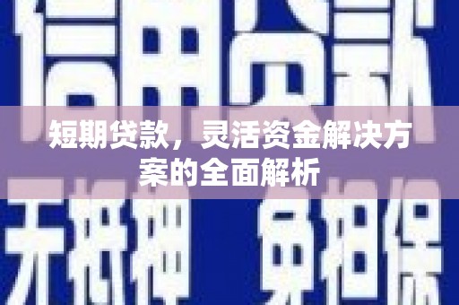 昭化短期贷款，灵活资金解决方案的全面解析