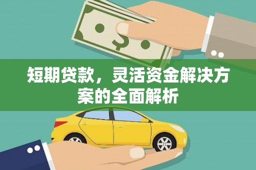 昭化短期贷款，灵活资金解决方案的全面解析