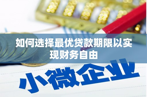 昭化如何选择最优贷款期限以实现财务自由