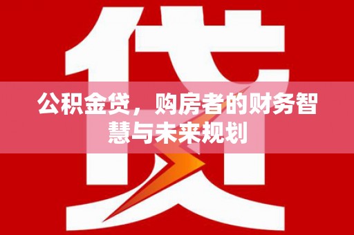 昭化公积金贷，购房者的财务智慧与未来规划