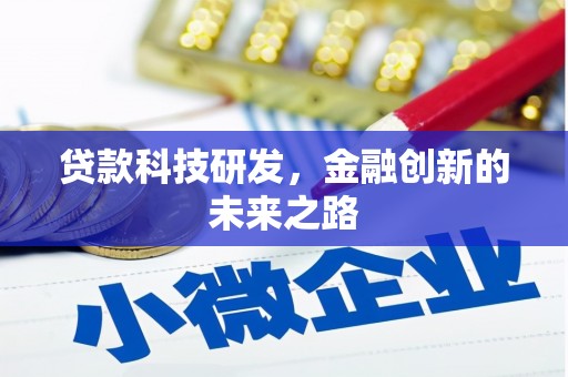 昭化贷款科技研发，金融创新的未来之路
