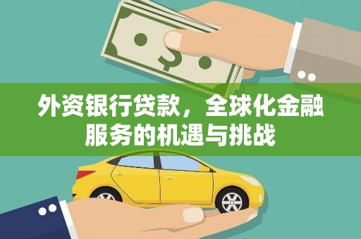 昭化外资银行贷款，全球化金融服务的机遇与挑战