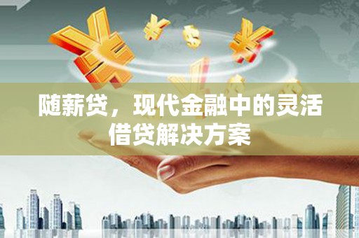 昭化随薪贷，现代金融中的灵活借贷解决方案