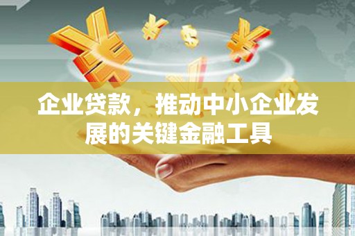 昭化企业贷款，推动中小企业发展的关键金融工具