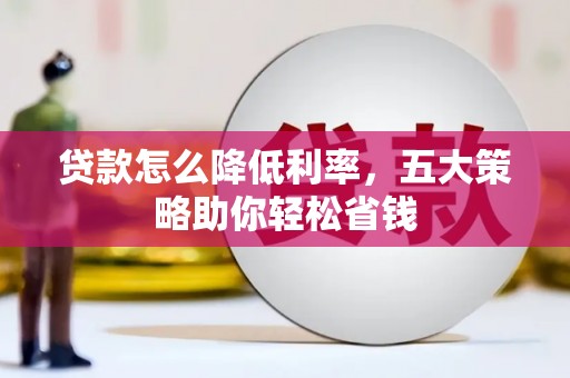 昭化贷款怎么降低利率，五大策略助你轻松省钱