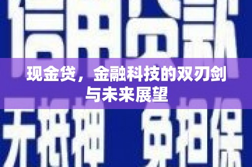 昭化现金贷，金融科技的双刃剑与未来展望