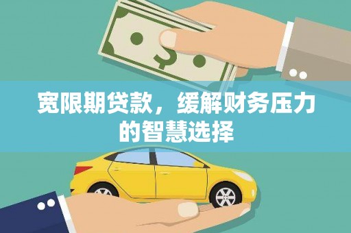 昭化宽限期贷款，缓解财务压力的智慧选择