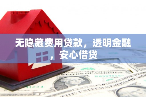 昭化无隐藏费用贷款，透明金融，安心借贷