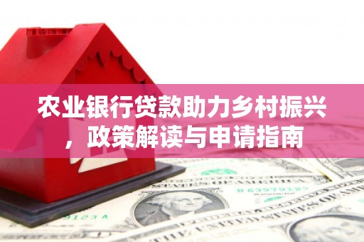 昭化农业银行贷款助力乡村振兴，政策解读与申请指南