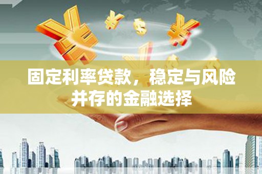 昭化固定利率贷款，稳定与风险并存的金融选择