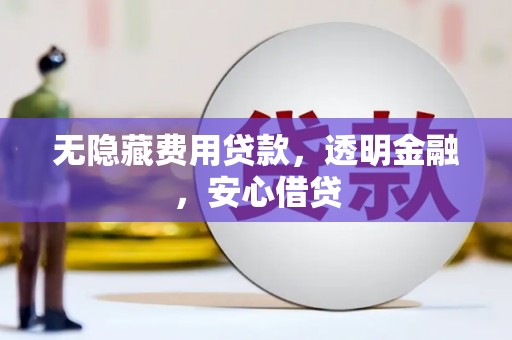 昭化无隐藏费用贷款，透明金融，安心借贷