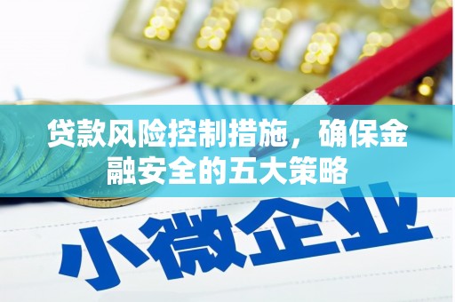 昭化贷款风险控制措施，确保金融安全的五大策略