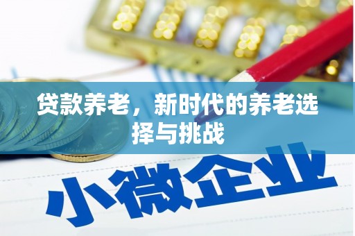 昭化贷款养老，新时代的养老选择与挑战