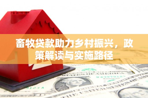 昭化畜牧贷款助力乡村振兴，政策解读与实施路径