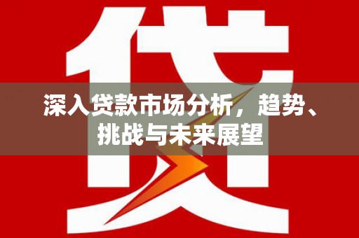 昭化深入贷款市场分析，趋势、挑战与未来展望