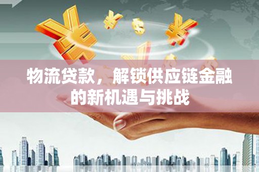 昭化物流贷款，解锁供应链金融的新机遇与挑战
