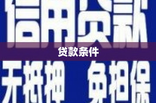 昭化贷款条件