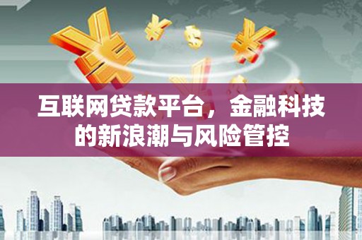昭化互联网贷款平台，金融科技的新浪潮与风险管控