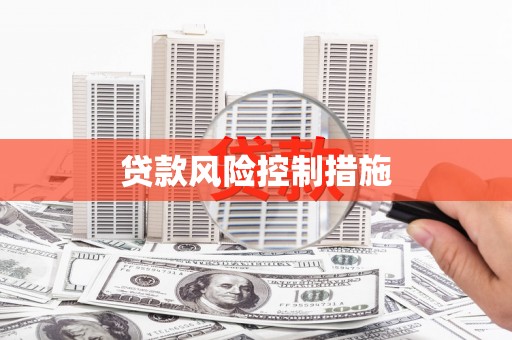 昭化贷款风险控制措施