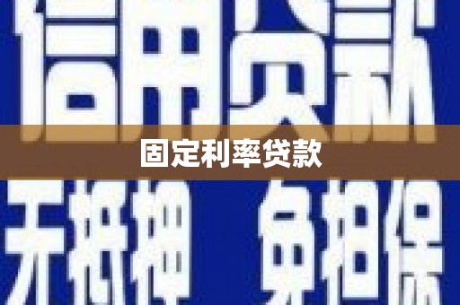昭化固定利率贷款