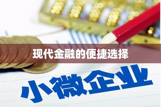 昭化现代金融的便捷选择